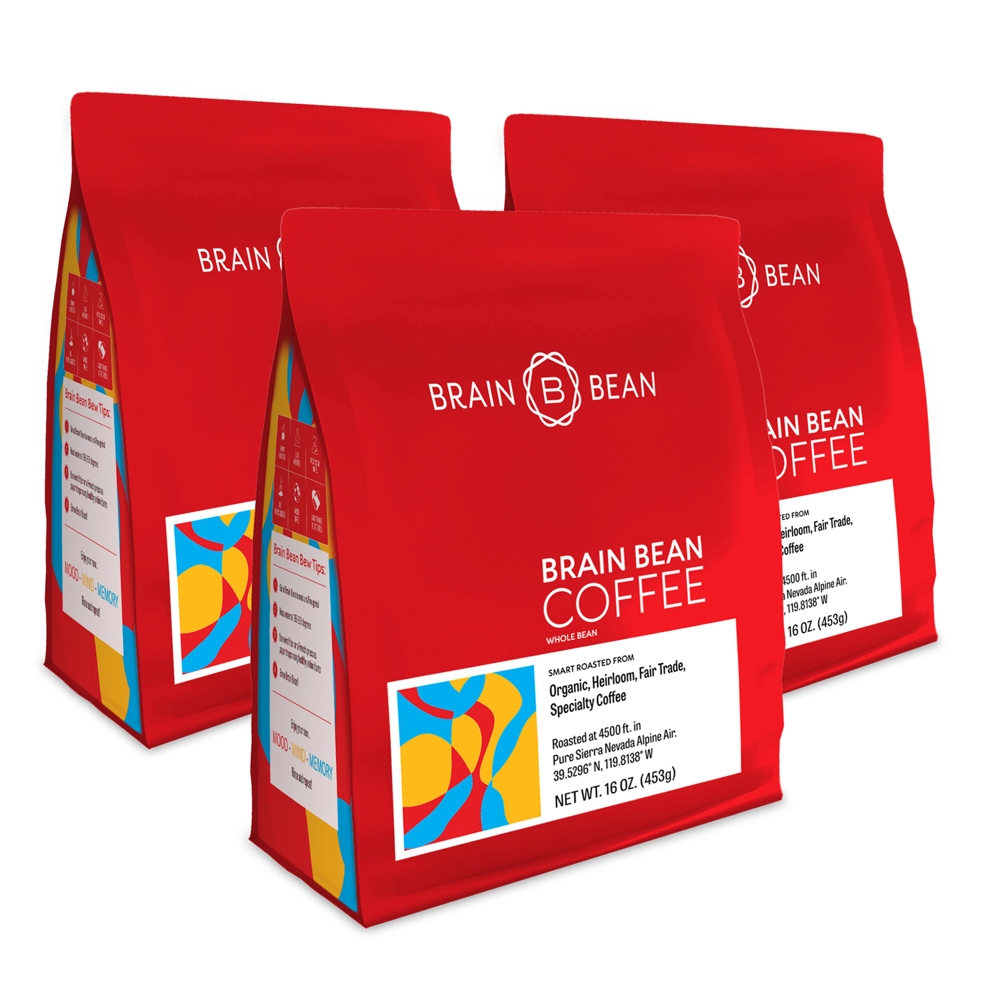Brain Bean™ Coffee 16 oz - 3 Pack