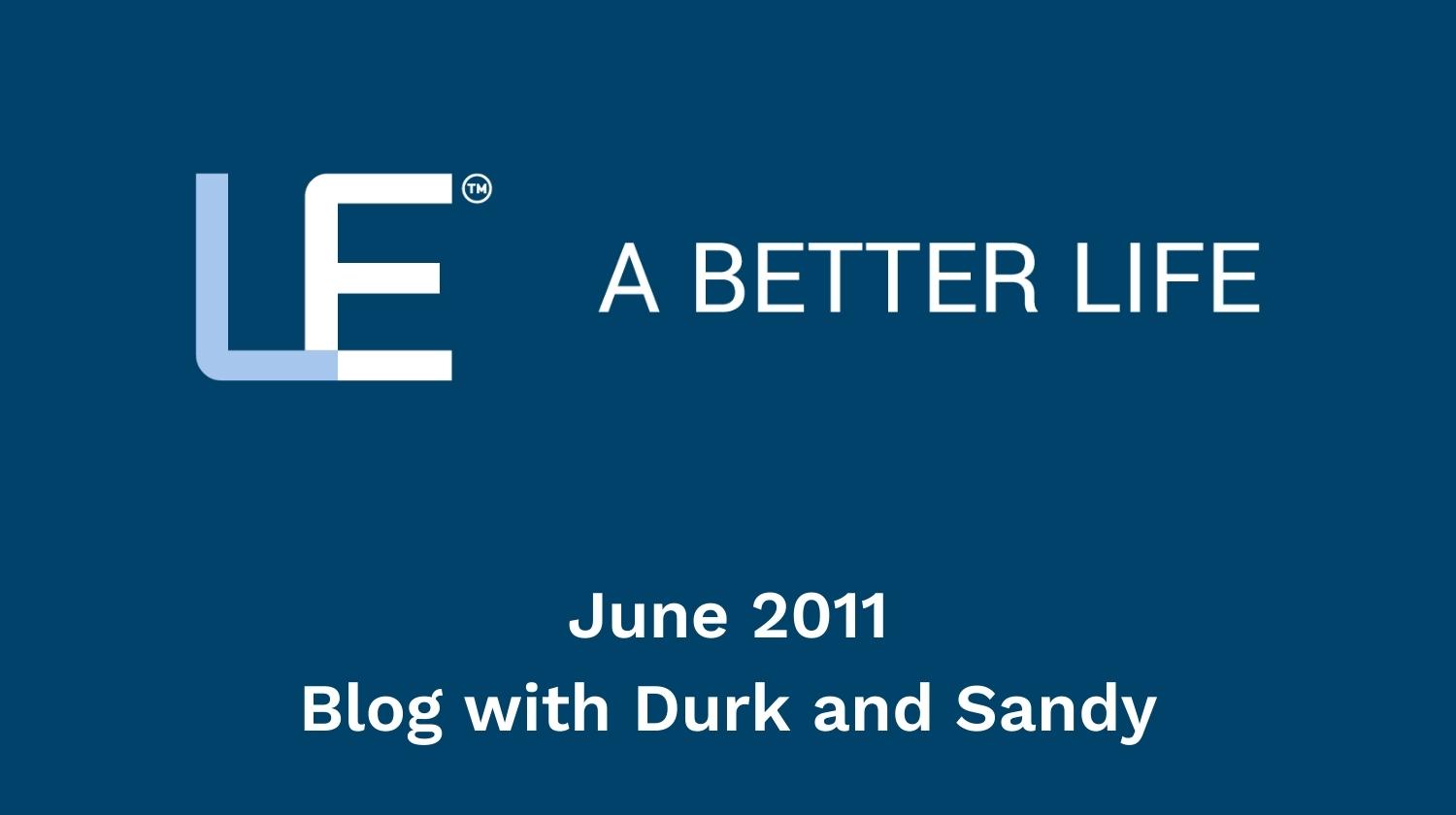 June 2011 Blog with Durk and Sandy
