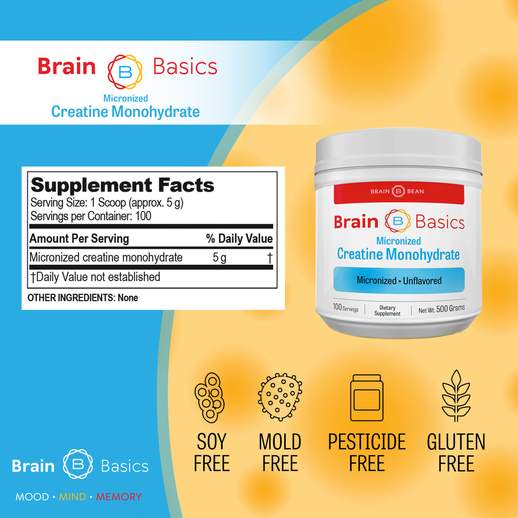 Brain Basics: Micronized Creatine Monohydrate