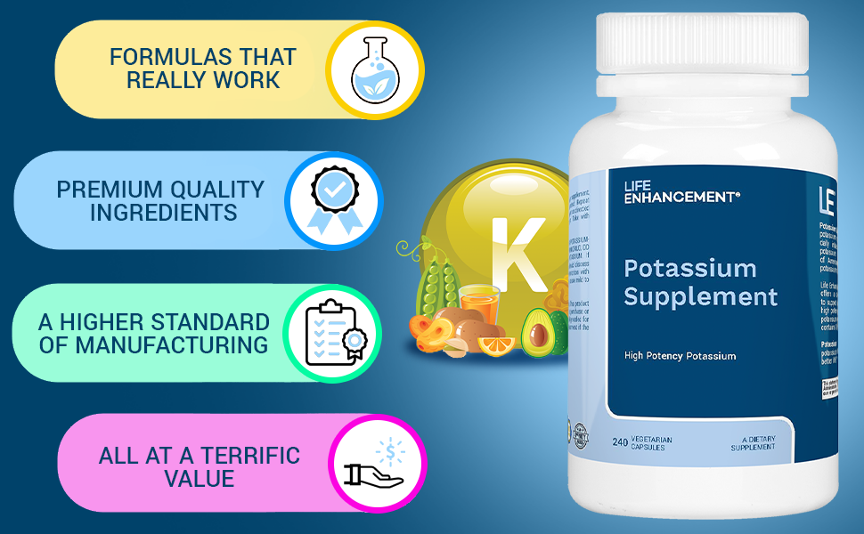 Potassium Supplement- 240 Caps